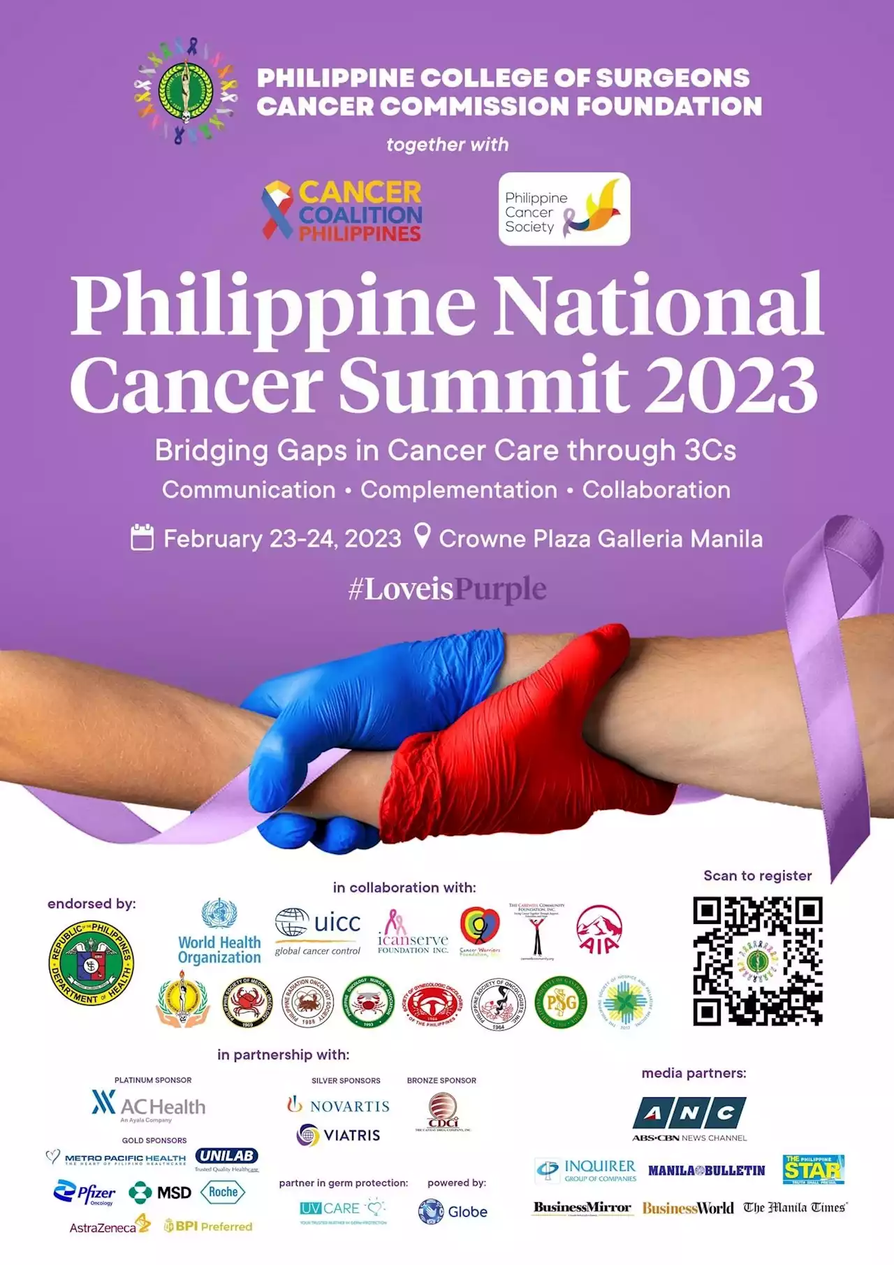 PH National Cancer Summit 2023 kicks off Feb. 23-24