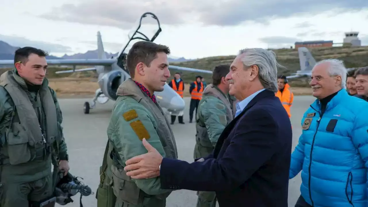 Alberto Fernández llegó a la Antártida y dará un discurso por cadena nacional