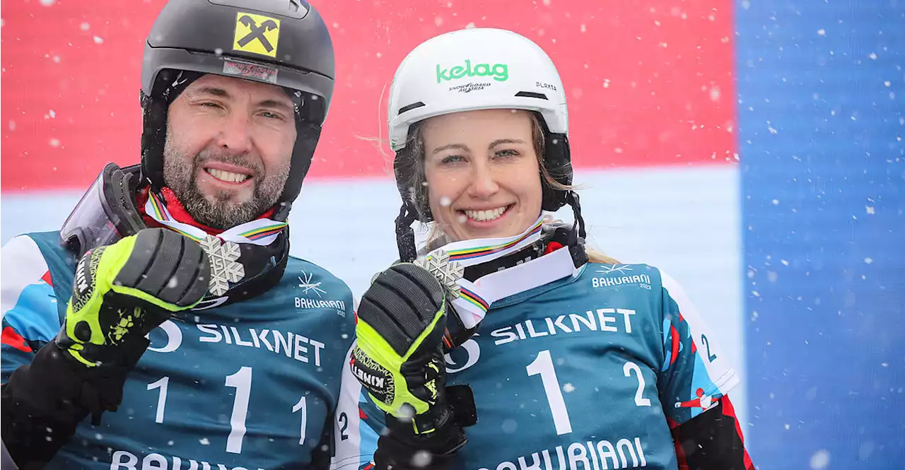 Snowboard: ÖSV-Duo Prommegger/Schöffmann holte Silber im Mixed