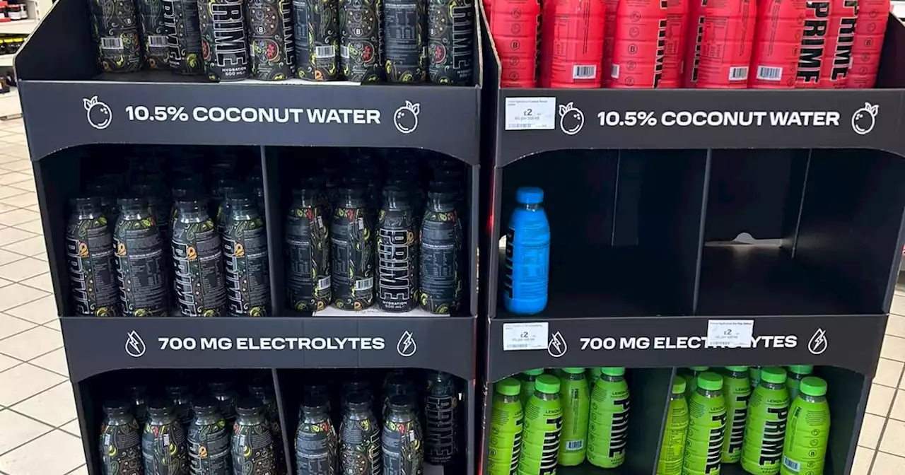 Notts supermarket stocking hugely popular Prime energy drink