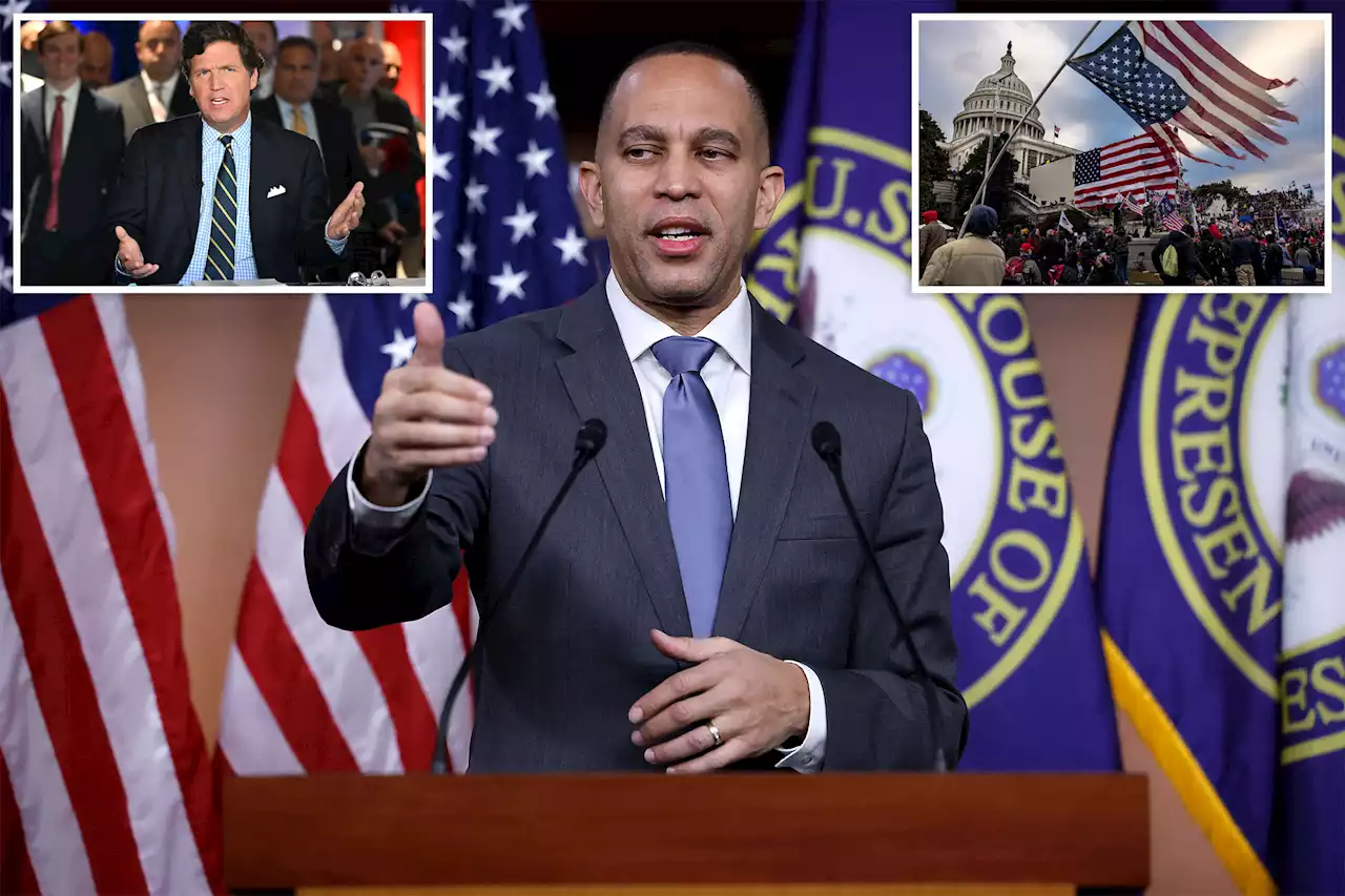 Hakeem Jeffries slams House Republicans for providing Fox News with Jan. 6 tapes: ‘Egregious security breach’