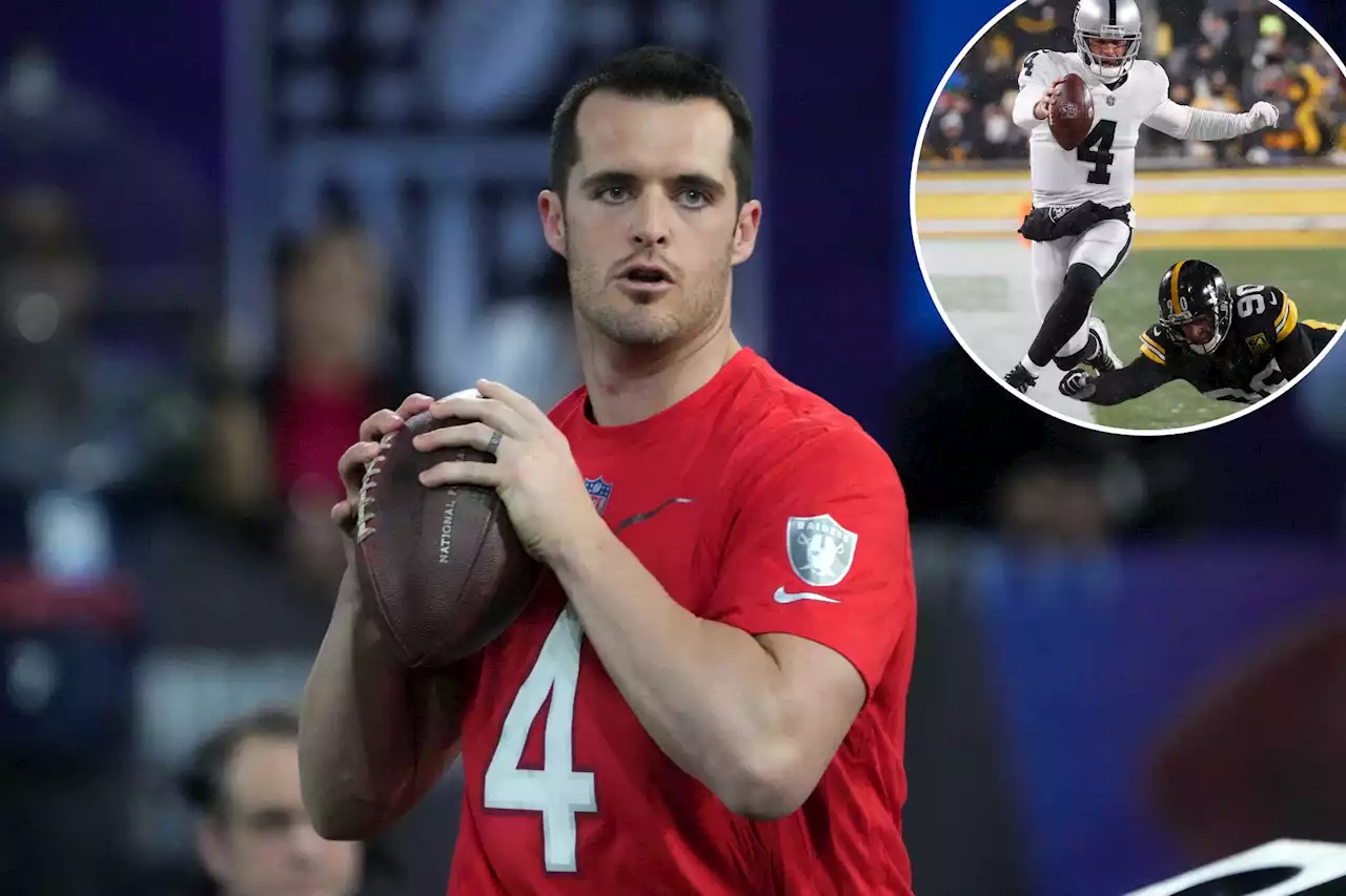 Jets pitch Derek Carr on being ‘first-ballot Hall of Famer’ in New York