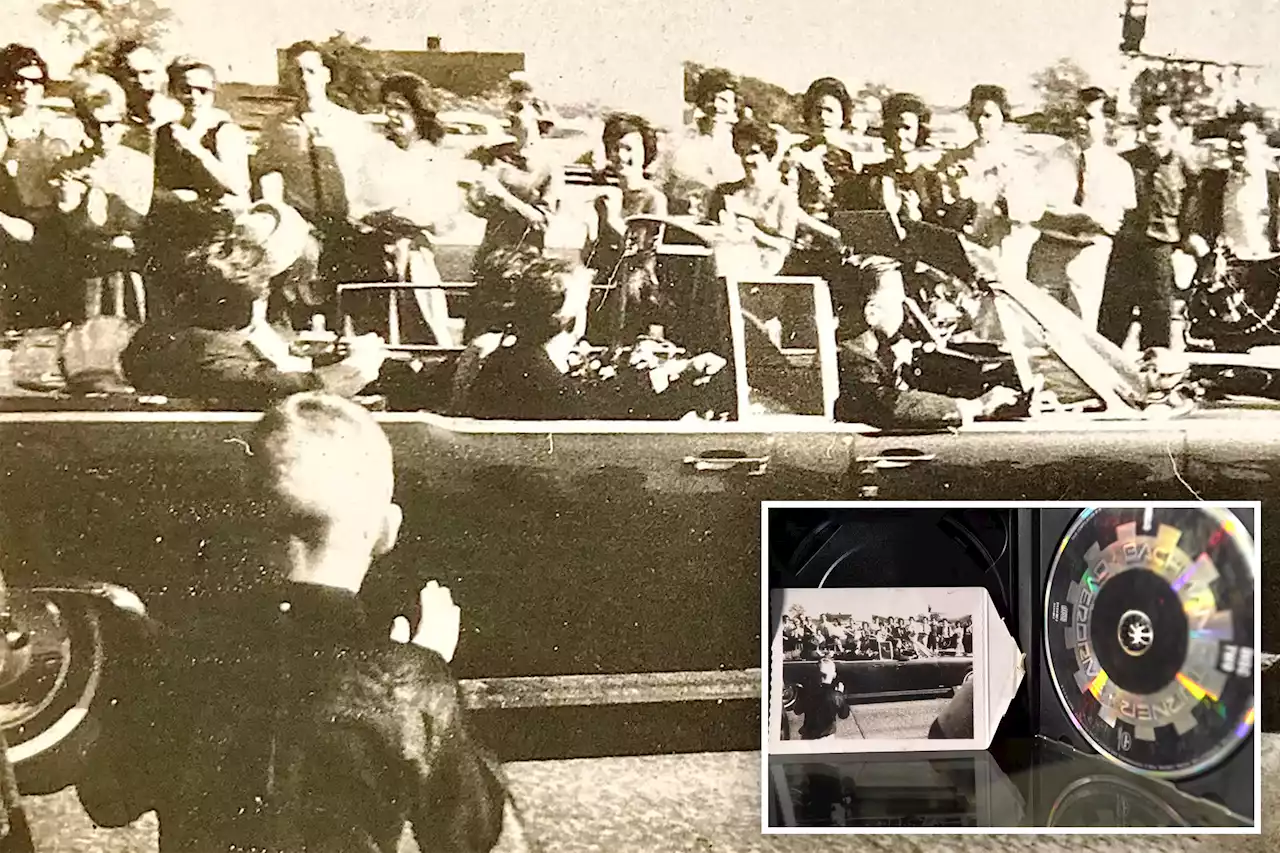 Unseen photo of JFK on day of assassination found in thrift shop CD case