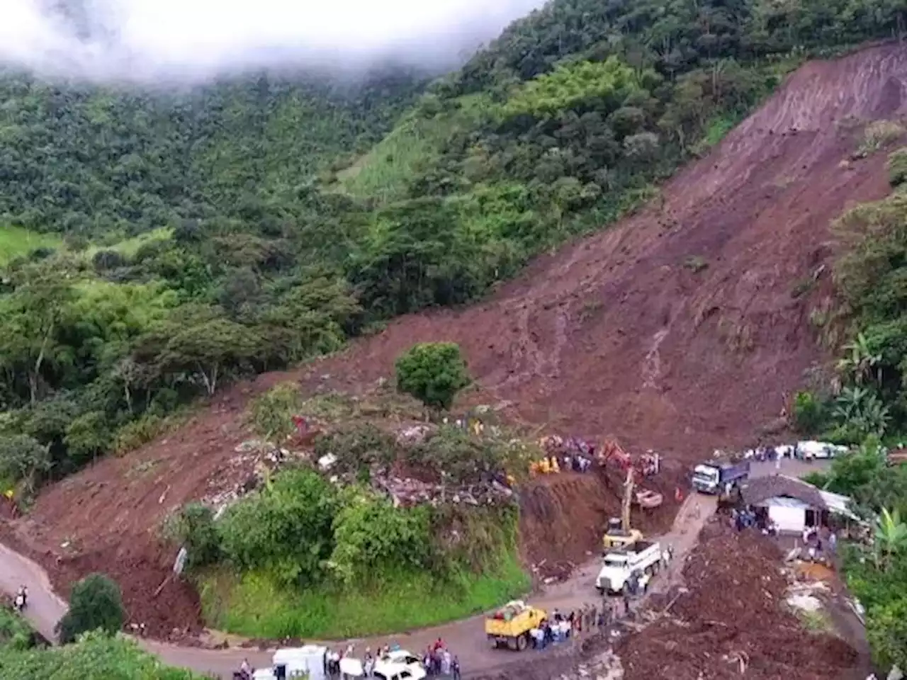 Nuevo derrumbe en Rosas, Cauca, afecta la vía Panamericana