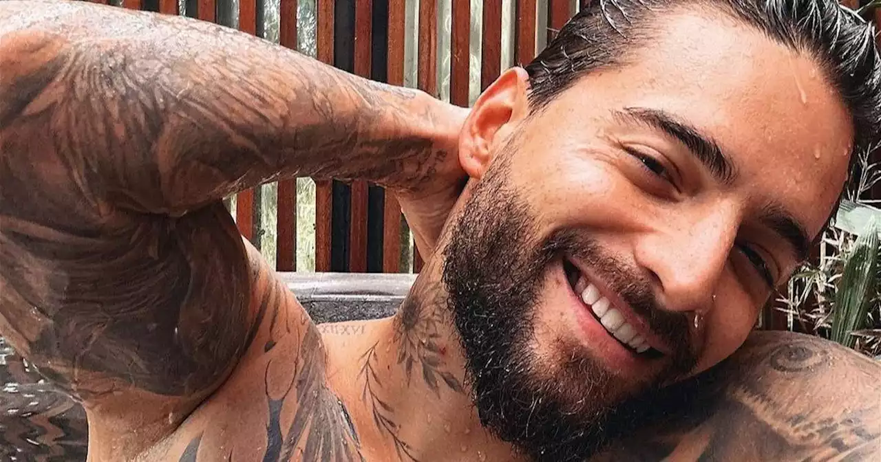 Maluma compartió fotos solo con toalla y muchas personas hicieron zoom para ver un ‘detalle’ de la imagen