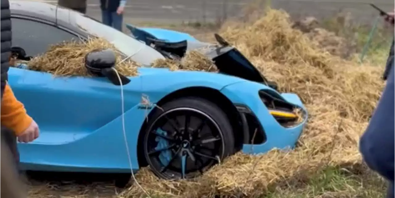 McLaren 720S Crashes After Losing Drag Race to BMW X3 M