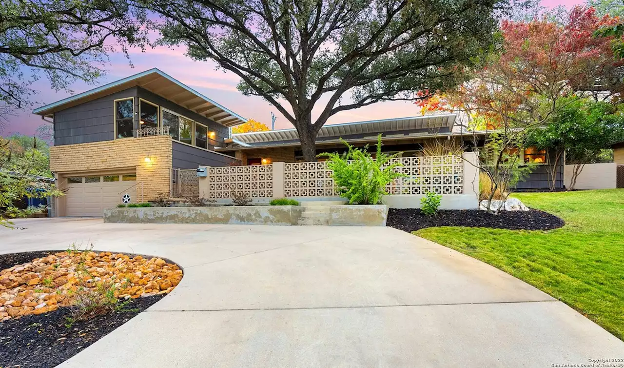 This San Antonio midcentury home comes with a putting green and a space-age fireplace