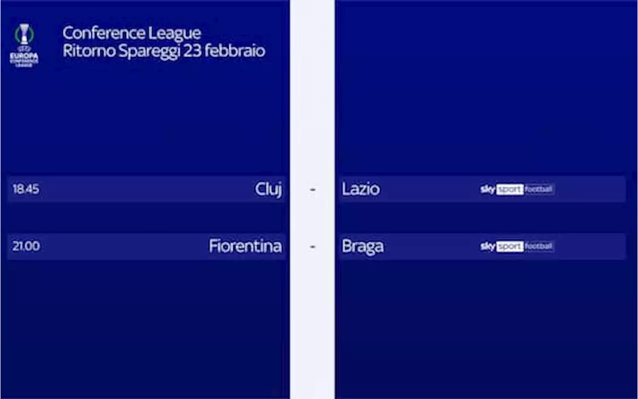 Calendario dei sedicesimi di Conference League