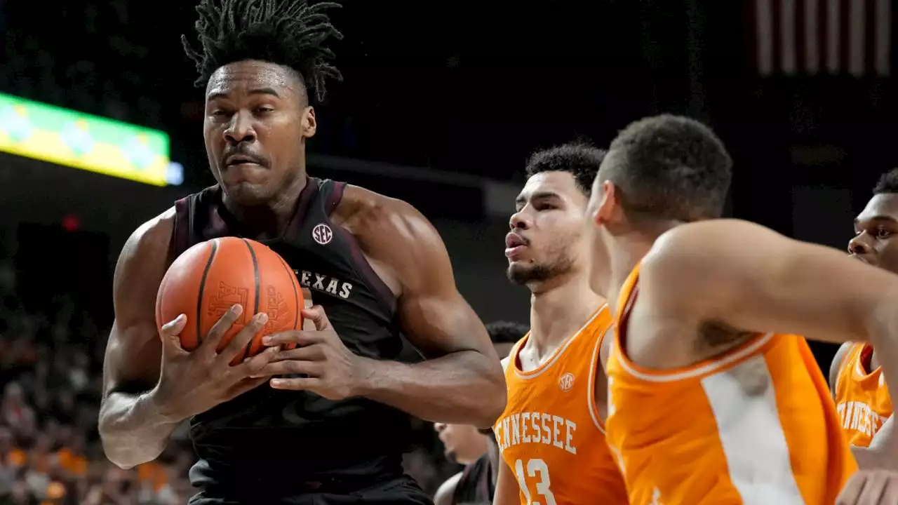 Taylor has 25 as No. 25 A&M downs No. 11 Tennessee 68-63