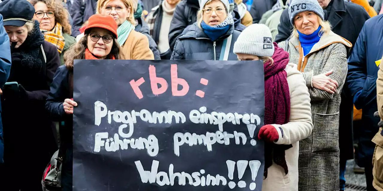 Sparprogramm beim RBB: 100 Stellen weg