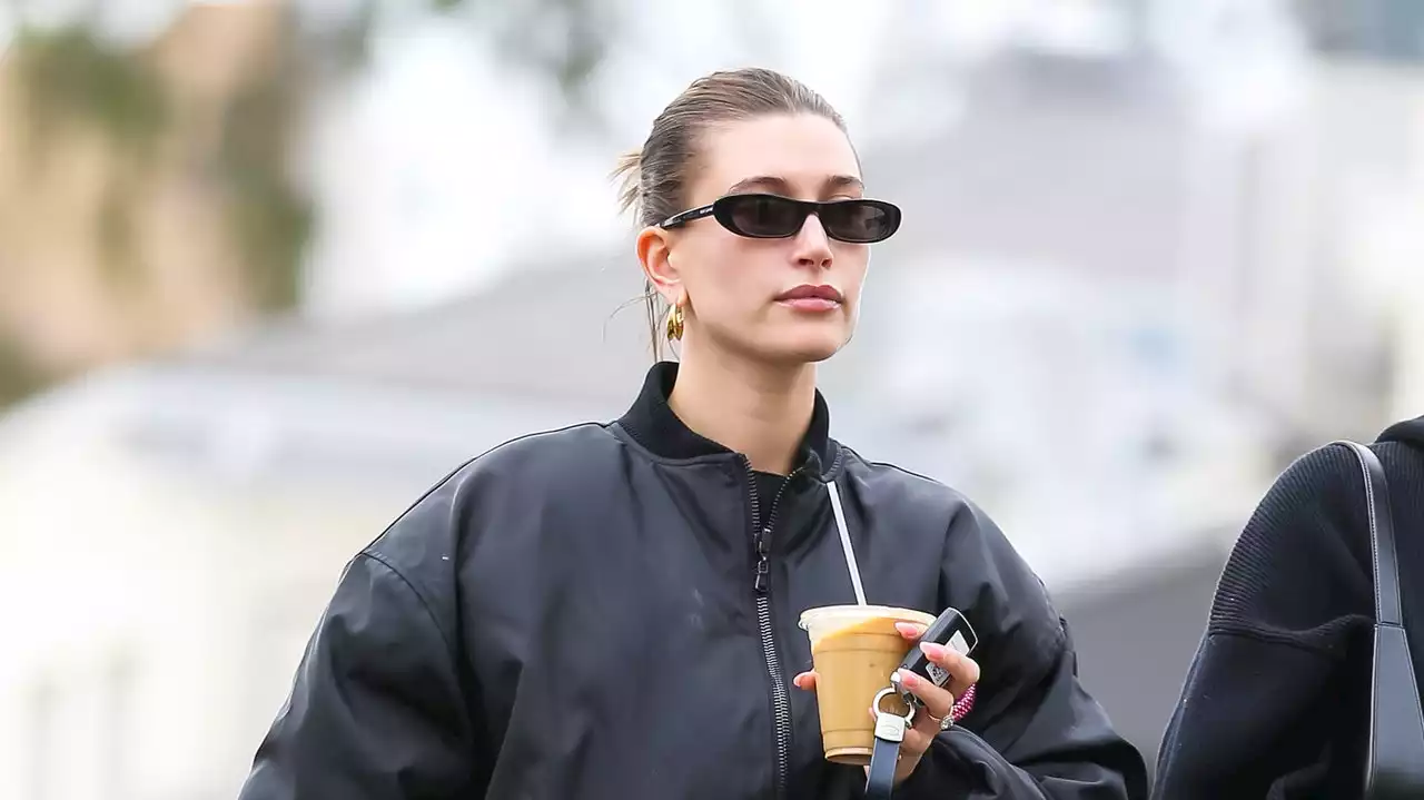 Hailey Bieber Found Her Go-To Transitional Piece This Season