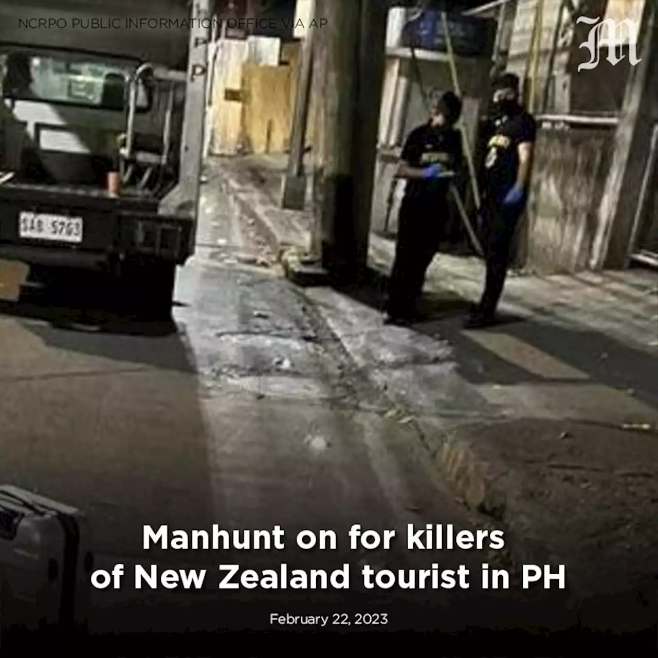 Manhunt on for killers of New Zealand tourist in PH