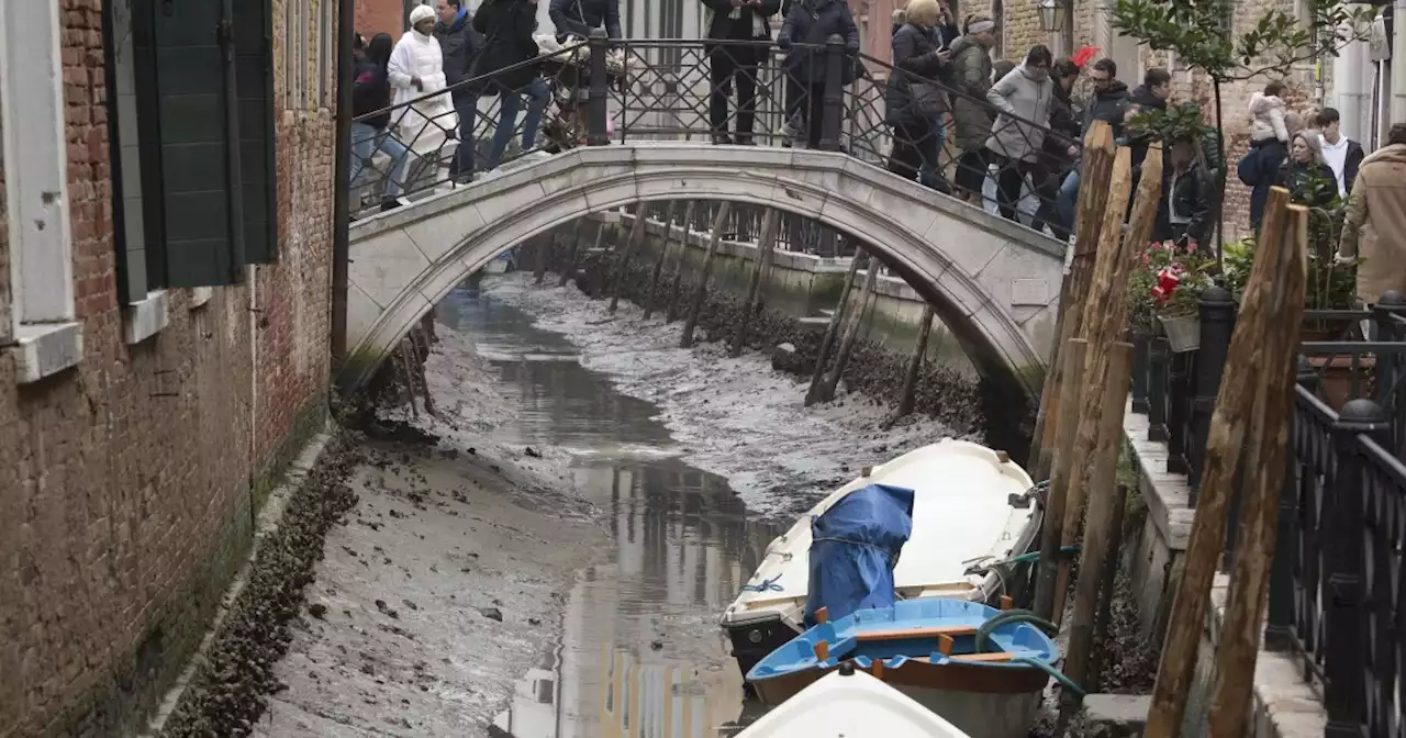 Venice canals nearly run dry as Italy set to again face drought conditions