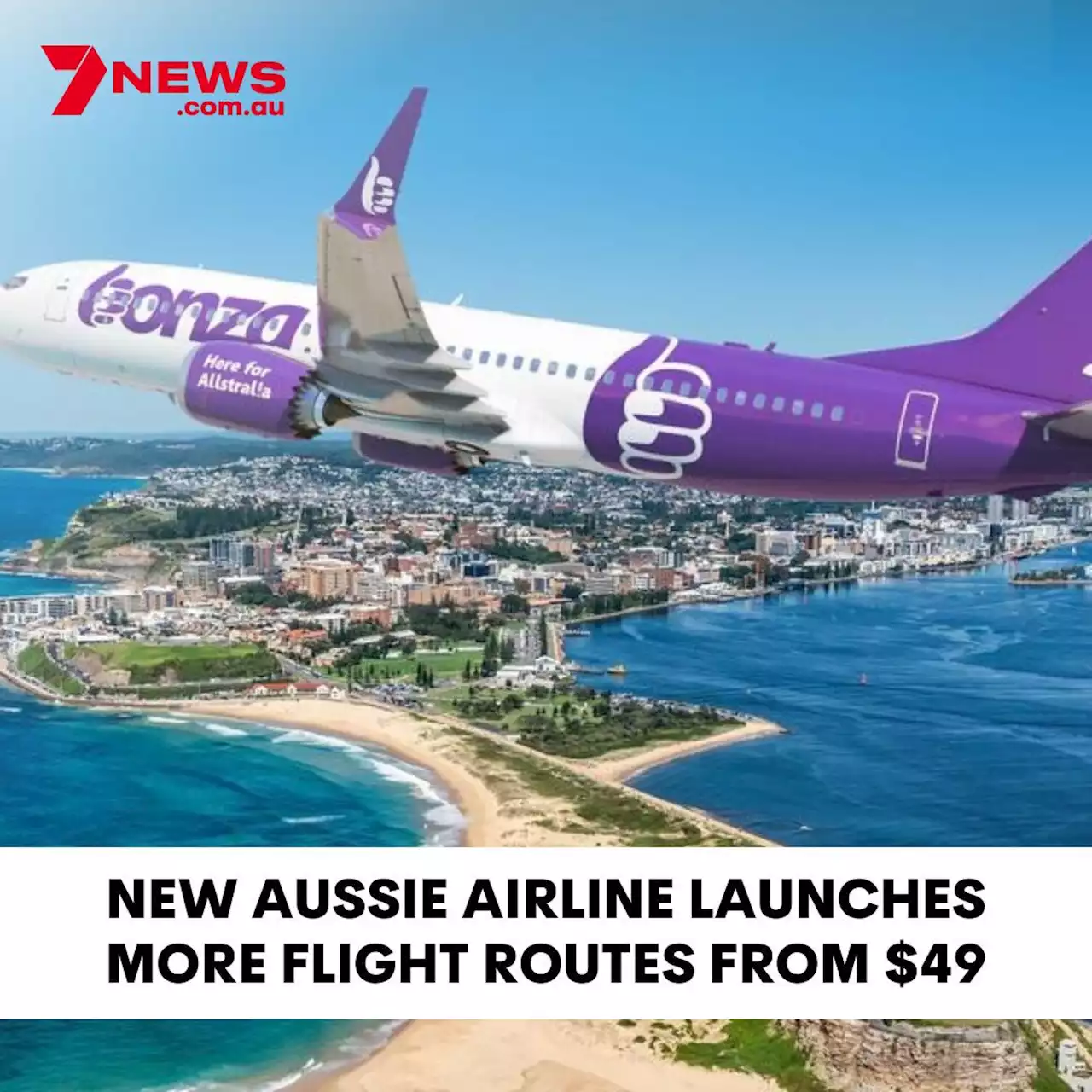 New Australian airline launches more flight routes from $49