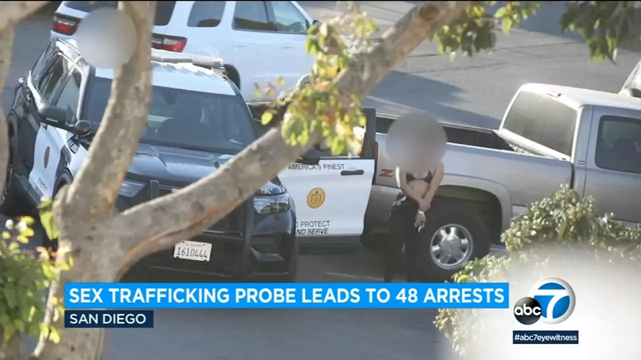 48 people arrested in San Diego after months-long human trafficking investigation