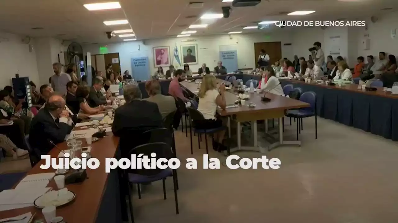 Comenzaron los testimonios en el juicio político a los miembros de la Corte