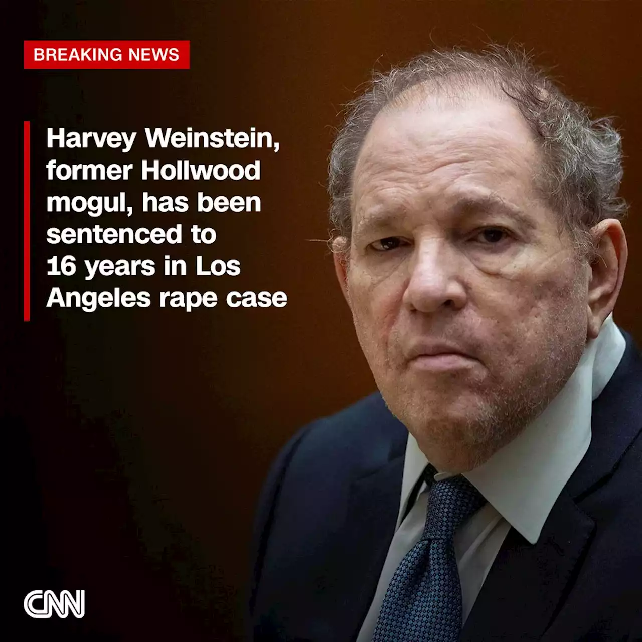 Harvey Weinstein sentenced in Los Angeles to 16 years in prison for sexual assault charges | CNN