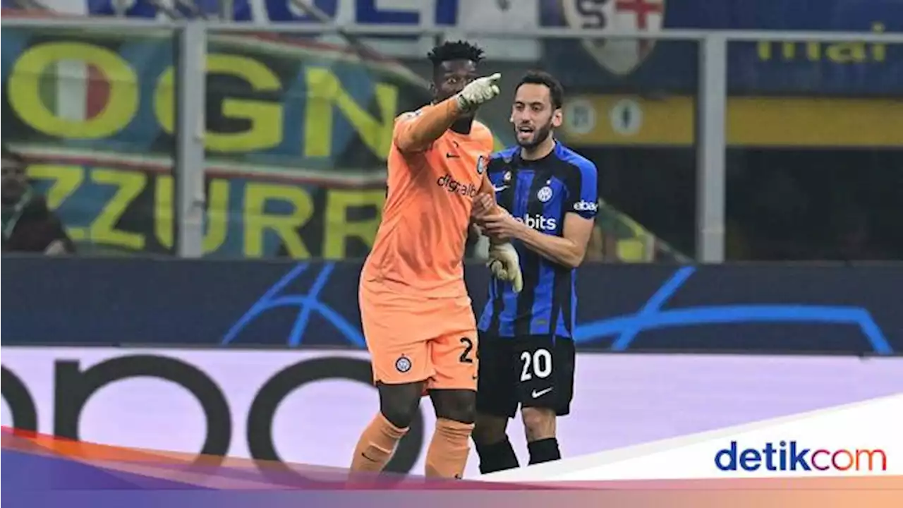 Inter Vs Porto: Dzeko & Onana Cekcok di Tengah Laga