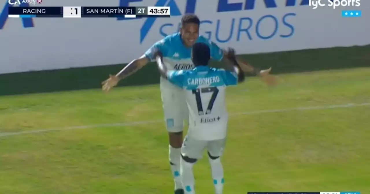 Video: el primer gol de Paolo Guerrero en Racing