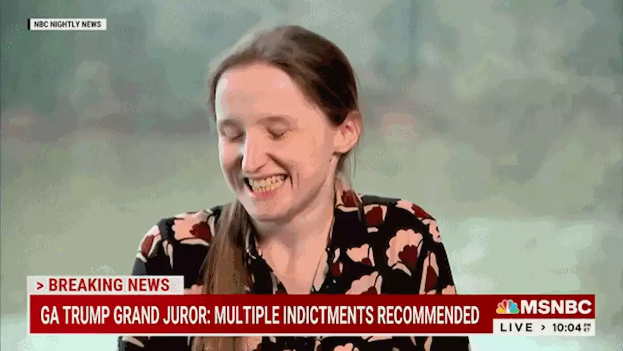 Trump grand jury foreperson Emily Kohrs laughs, jokes through strange media tour on CNN, NBC News