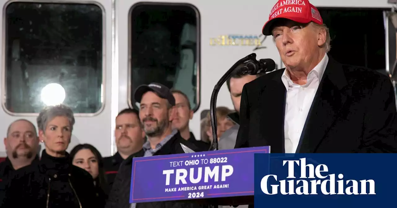 Trump’s environmental rollbacks in focus on visit to Ohio toxic train site