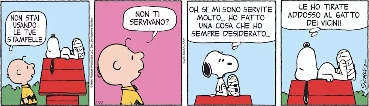 Peanuts 2023 febbraio 23 - Il Post