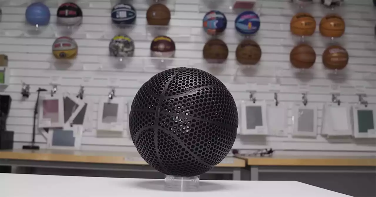 Wilson's newest basketball prototype is 3D-printed and doesn't need air