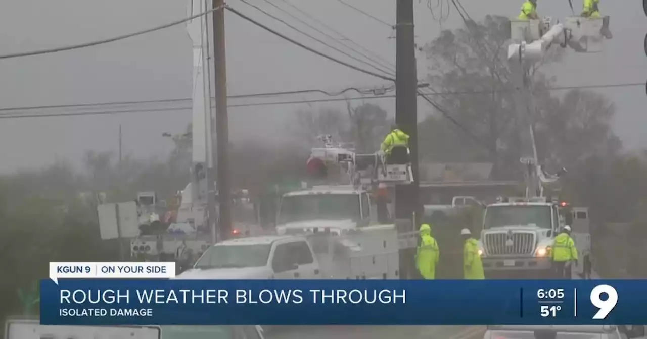 Strong winter weather hits Southern AZ