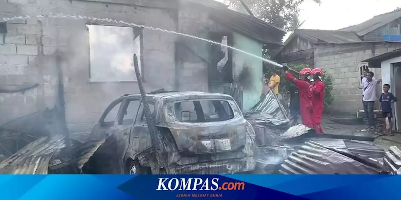 Mobil dan Motor Ikut Hangus Saat Kebakaran Rumah di Kepri