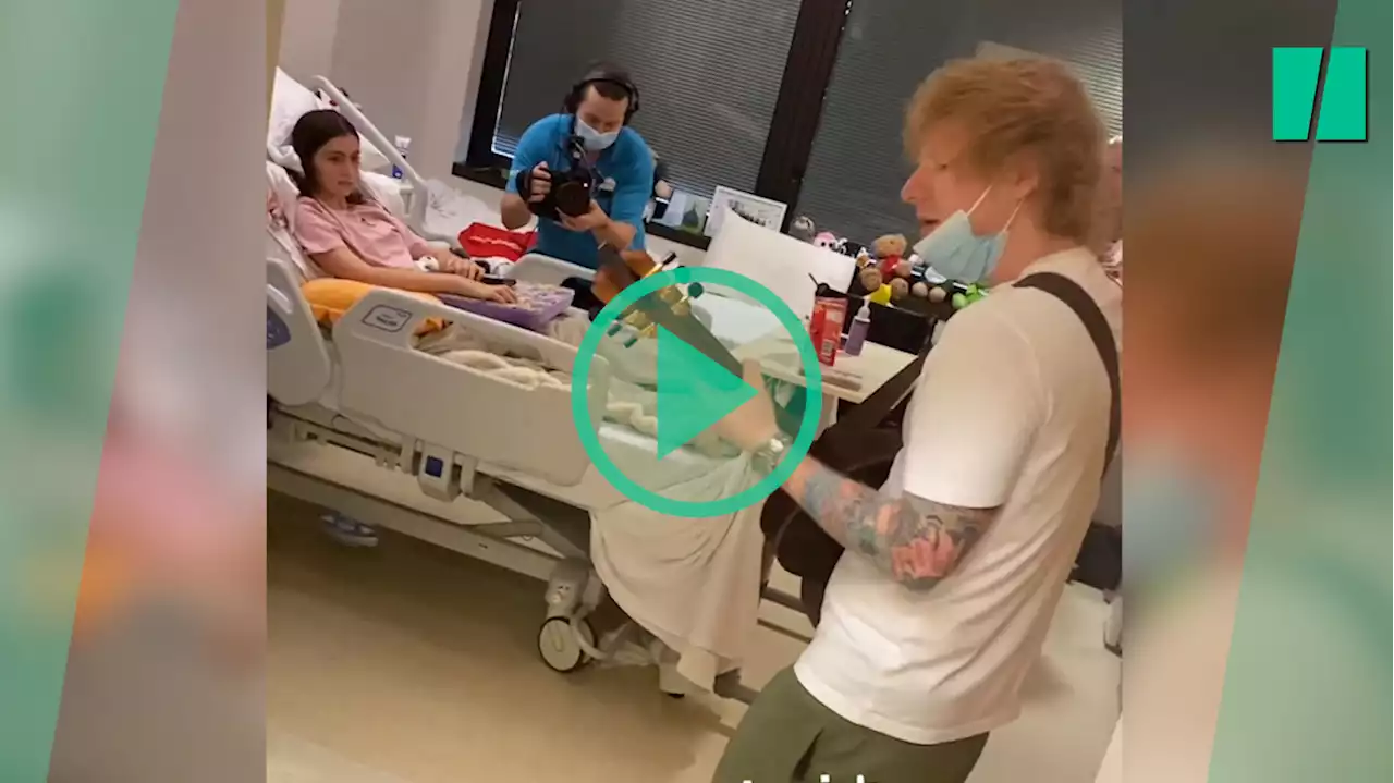 Ed Sheeran a surpris les enfants d’un hôpital australien avec un concert privé