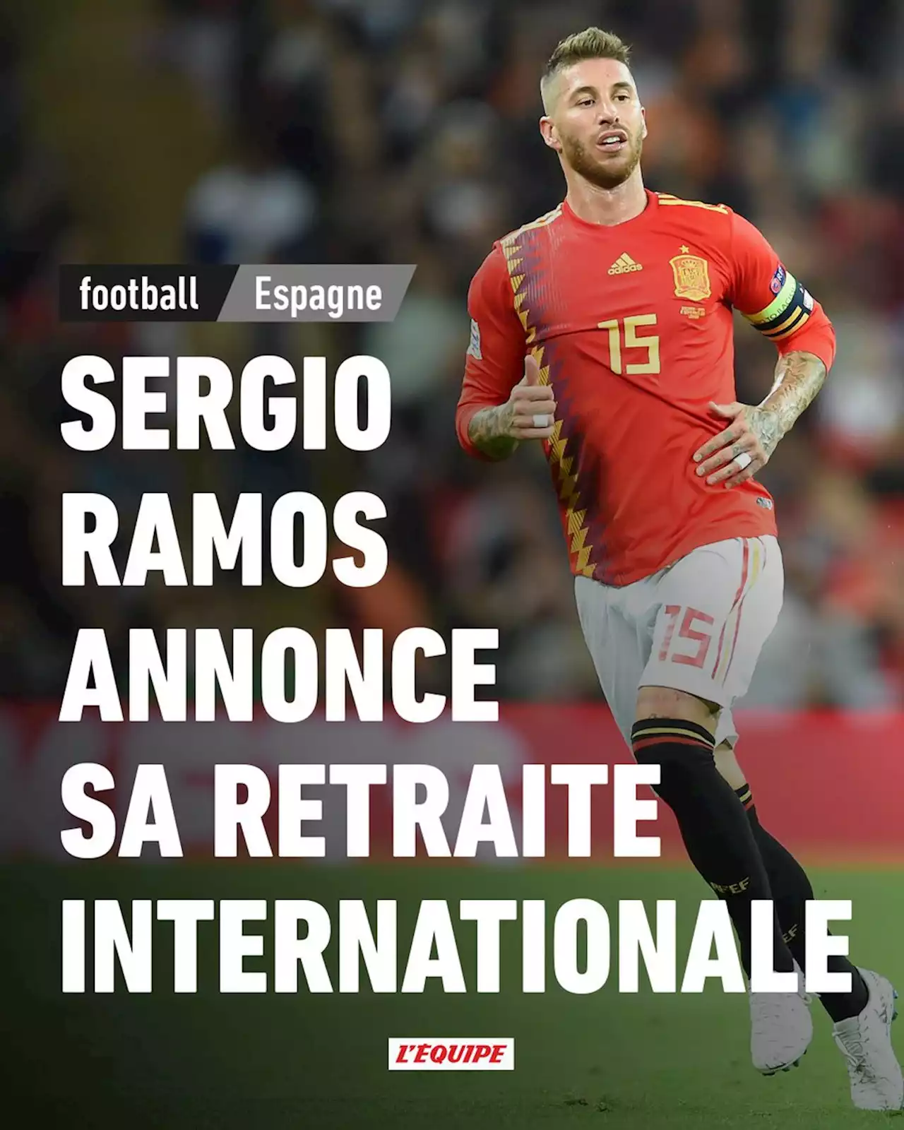 Sergio Ramos (PSG) prend sa retraite internationale avec l'Espagne