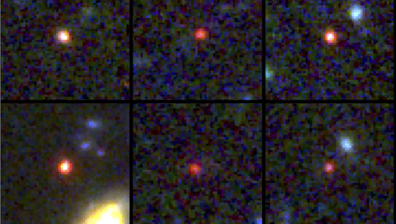 James Webb Telescope spots galaxies from the dawn of time that are so massive they 'shouldn't exist'