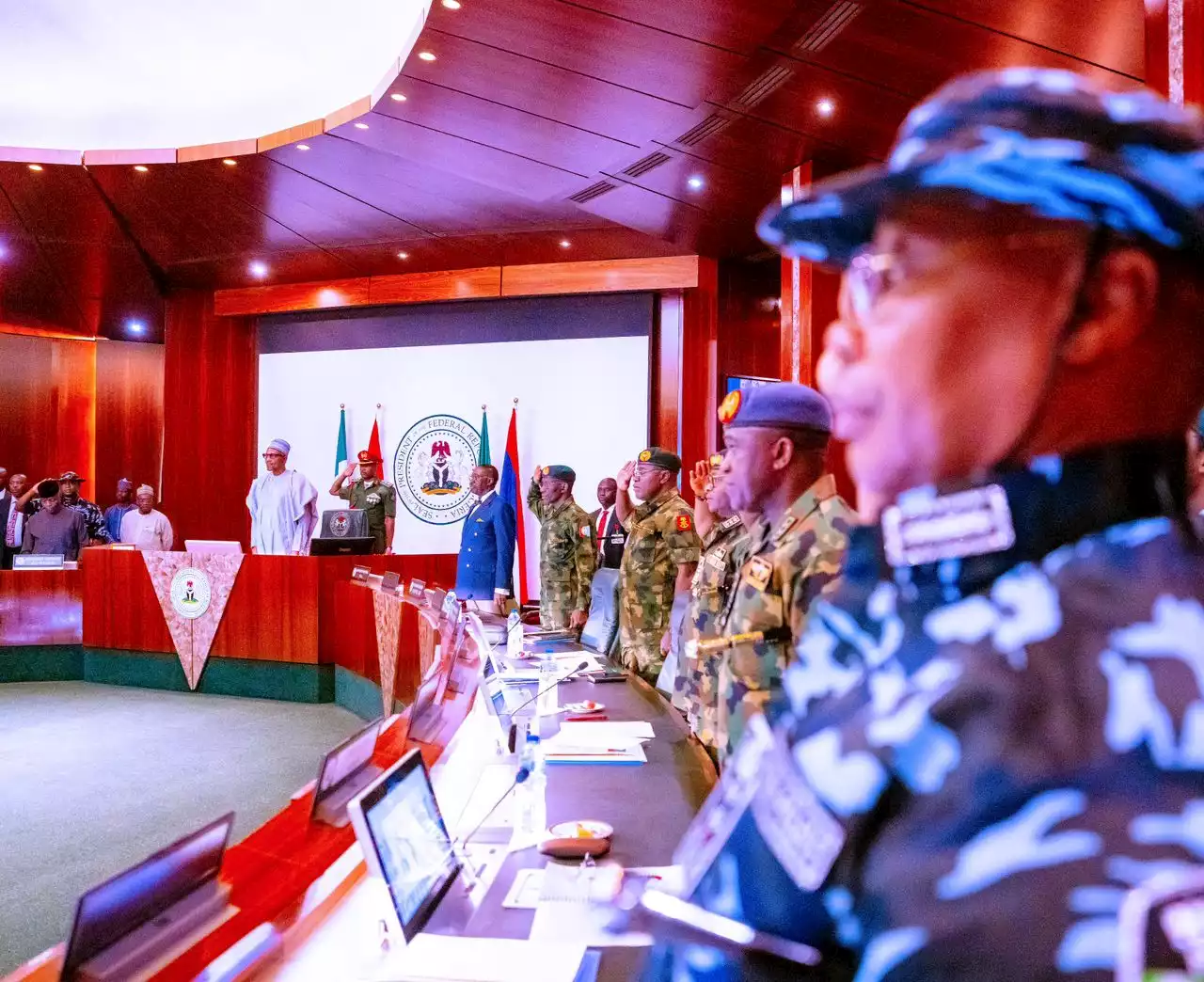 INEC distributes election materials as Buhari meets security chiefs