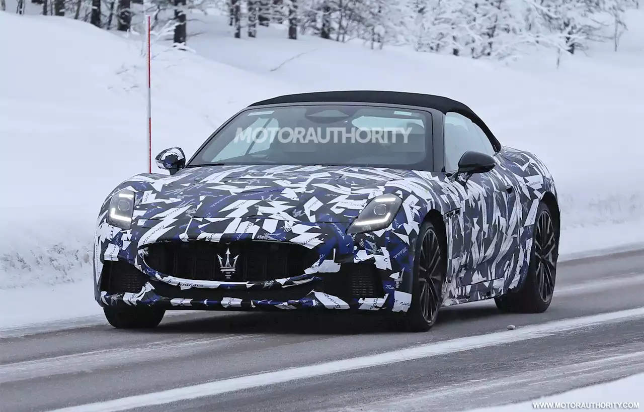 2024 Maserati GranCabrio spy shots