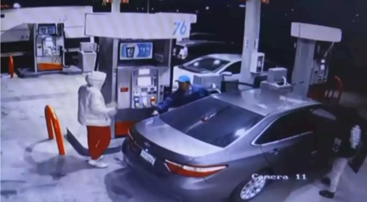 Watch: Three Carjackers Attack Driver Filling Tank at Garden Grove Gas Station