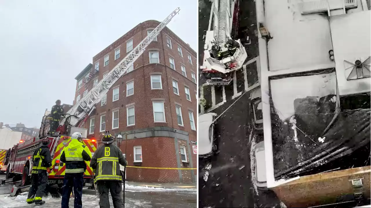 Roof Partially Collapses in Unoccupied North End Building, 2 Nearby Evacuated