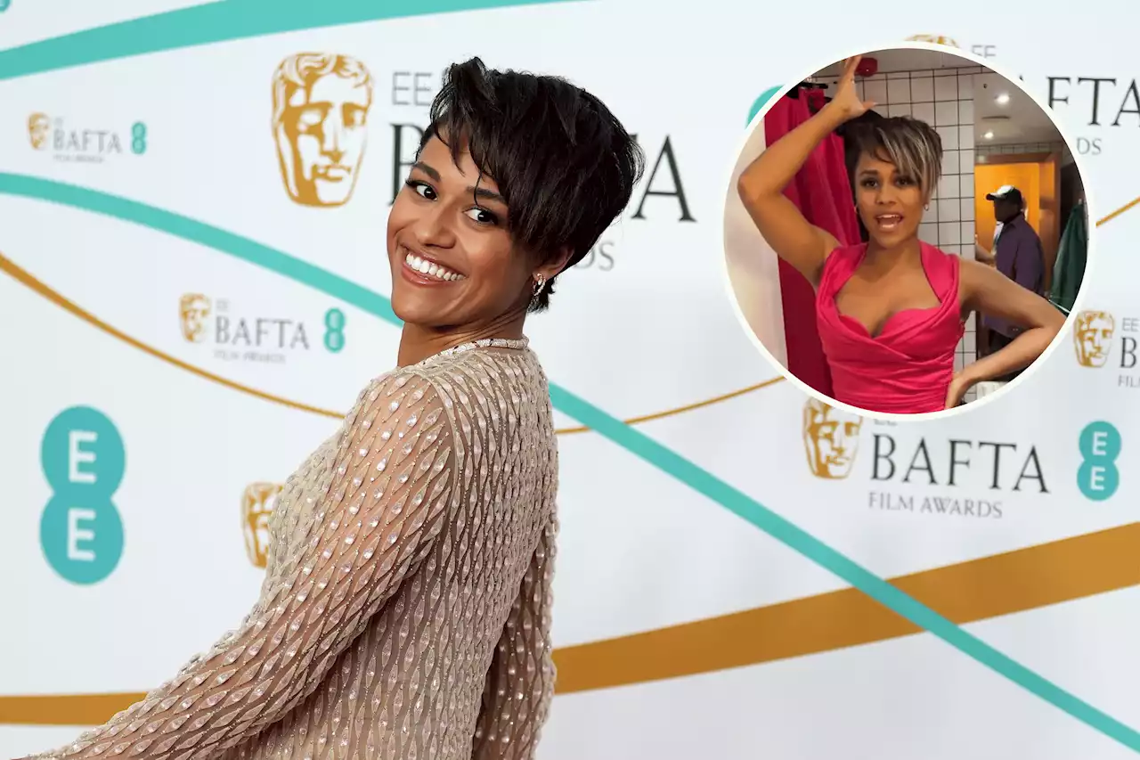 Backstage video emerges of Ariana DeBose practicing 'disaster' BAFTAs show