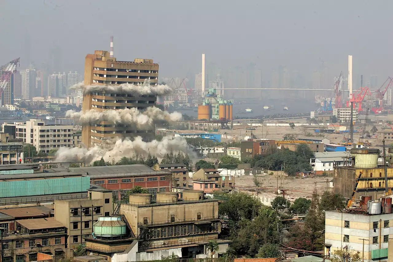 Fact Check: Does viral video show China destroying unfinished high-rises?