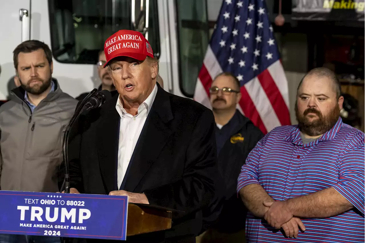 Trump brags about Ohio State football while addressing East Palestine