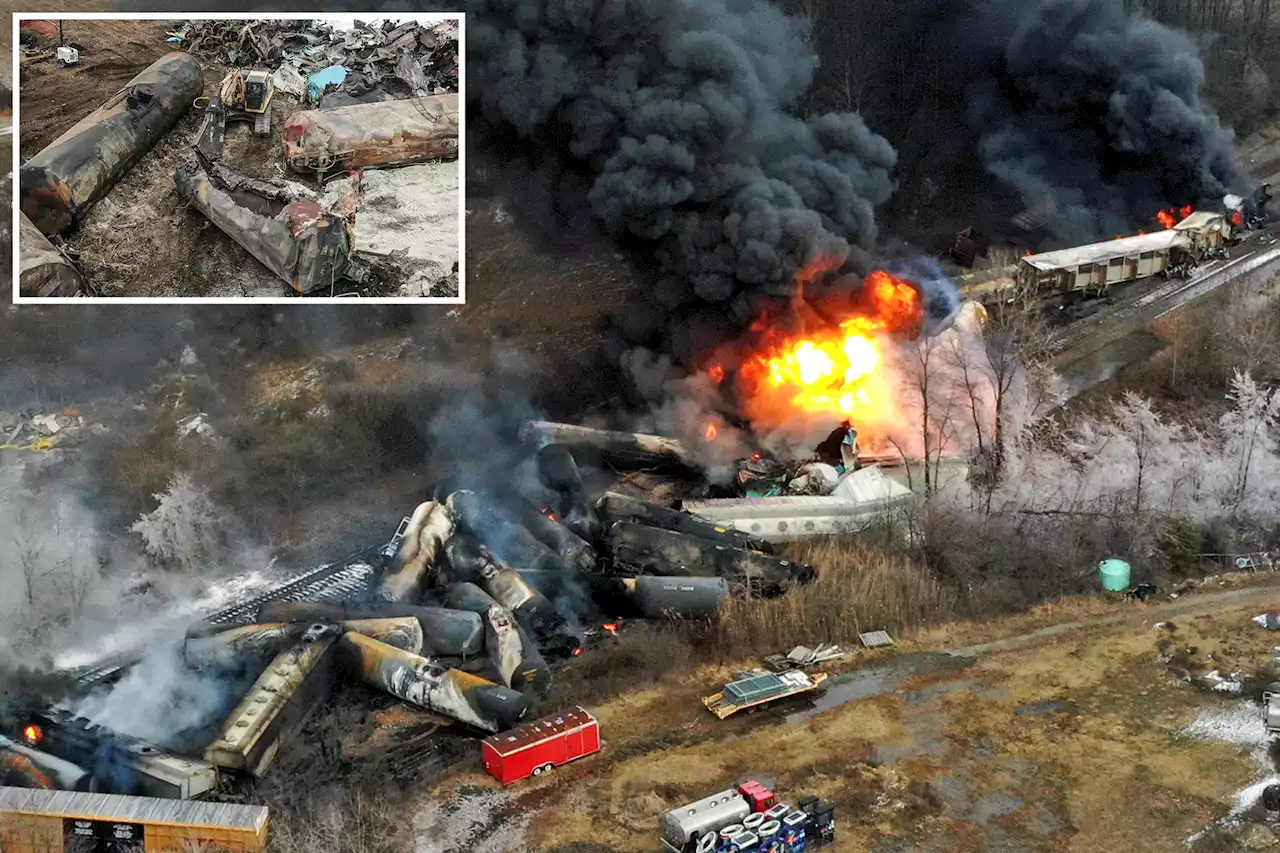 Crew tried to prevent toxic East Palestine train derailment: NTSB