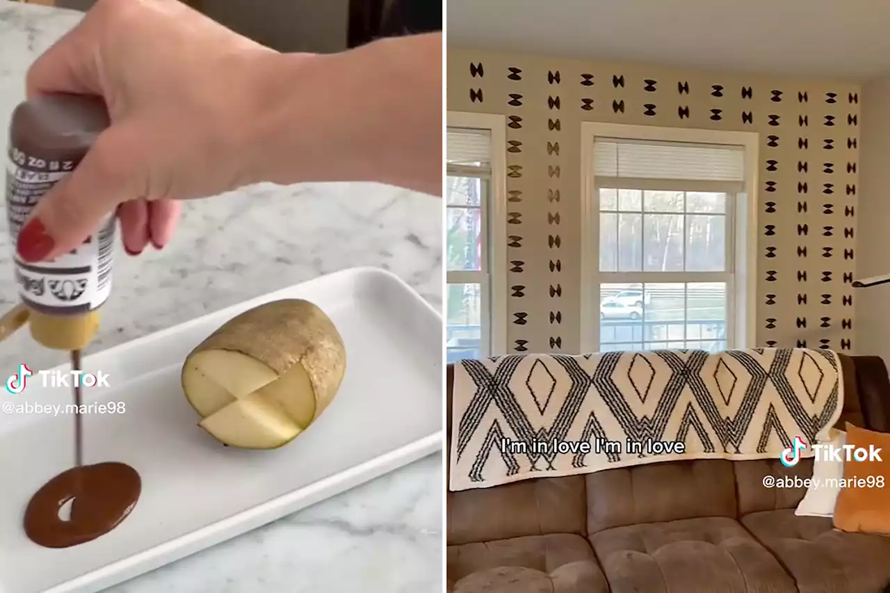 I painted my room with a potato — how the viral hack turned out