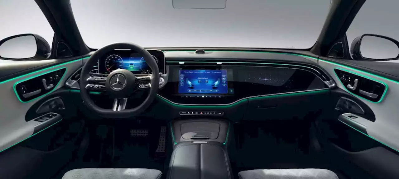 W214 Mercedes-Benz E-Class interior gets MBUX Superscreen, TikTok, Zoom, Angry Birds, selfie cam! - paultan.org