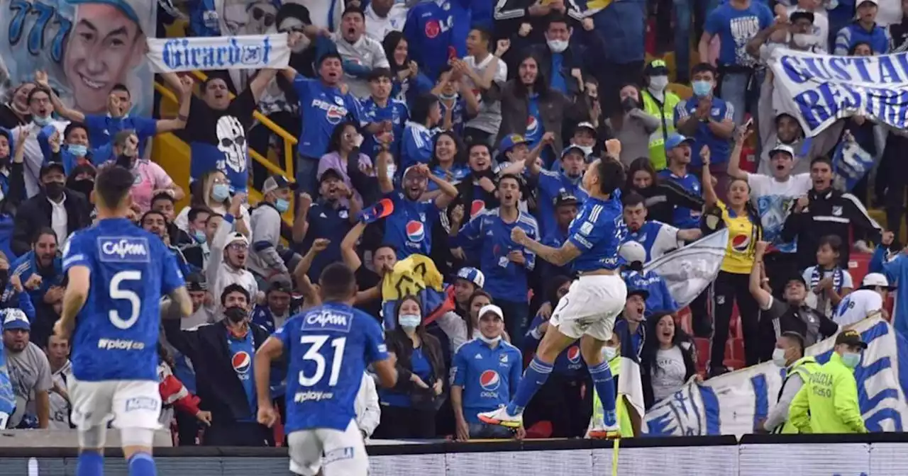 El mar azul inundó Quito: masivo banderazo de los hinchas de ‘Millos’ antes del debut en Libertadores