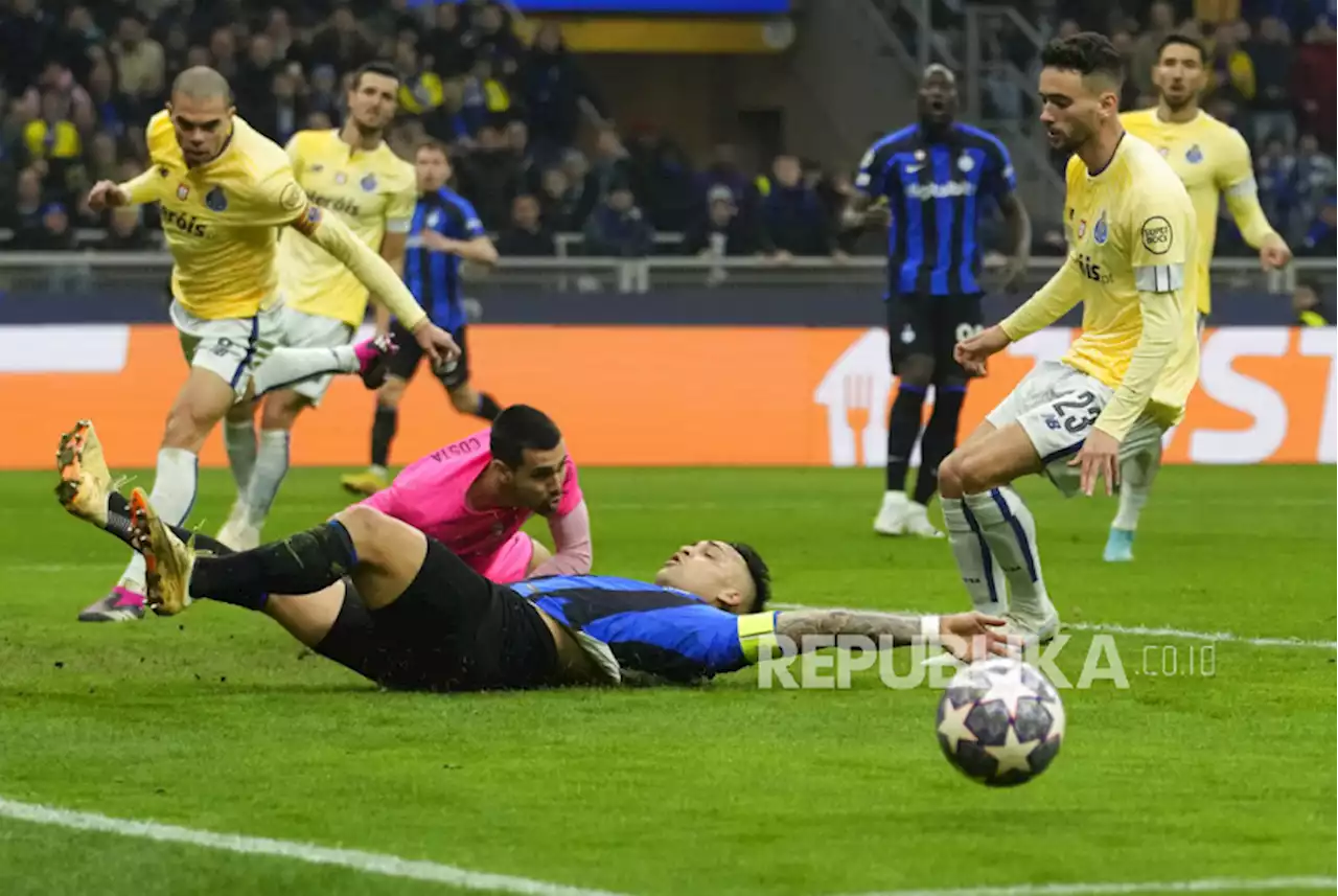 Pelatih Porto Murka, Minta Striker Inter Milan Harusnya Dilarang Main pada Leg Kedua |Republika Online