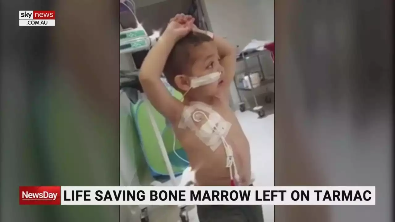 Queensland boy&#8217;s bone marrow transplant left on tarmac