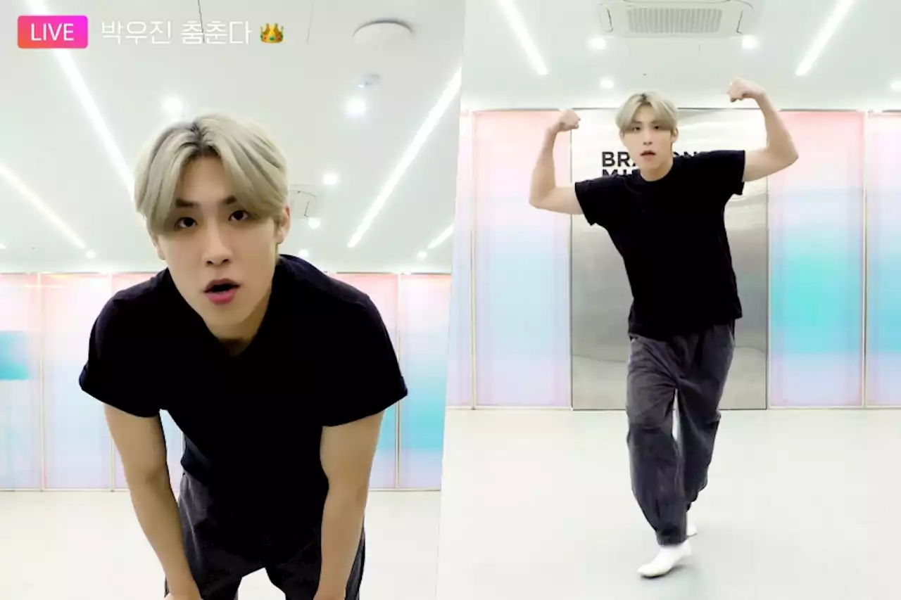 Update: AB6IX’s Park Woo Jin “Spoils” His “Top Tier” Choreography In Funny Live Broadcast-Inspired Teaser