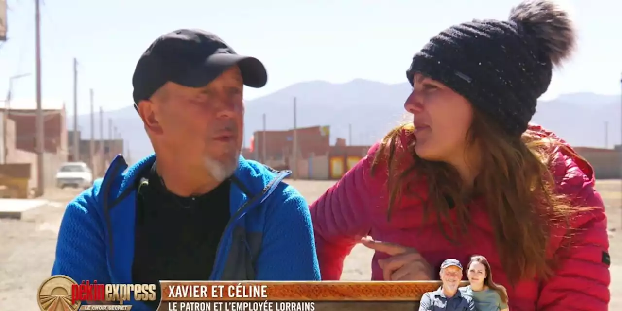 'J'ai envie de vous tuer !' : premières tensions entre Xavier et Céline, le patron et l'employée de Pékin Express 2023