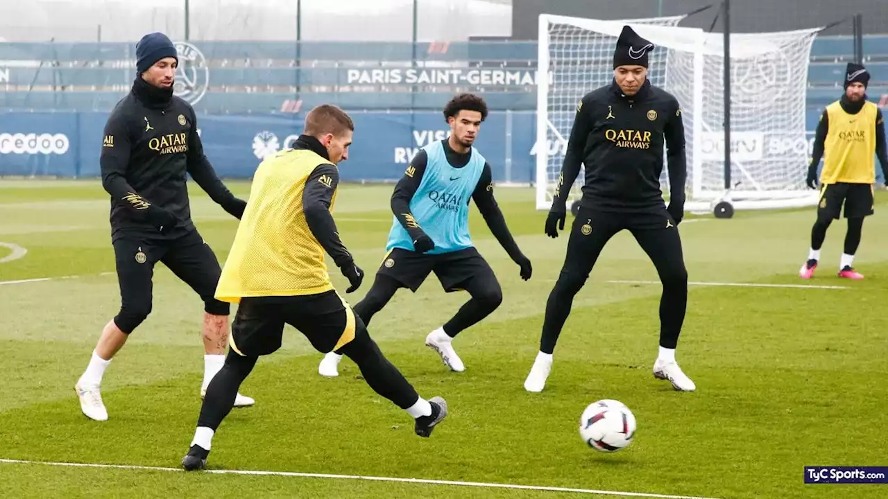 Sorpresiva ausencia en el entrenamiento del PSG: los motivos - TyC Sports