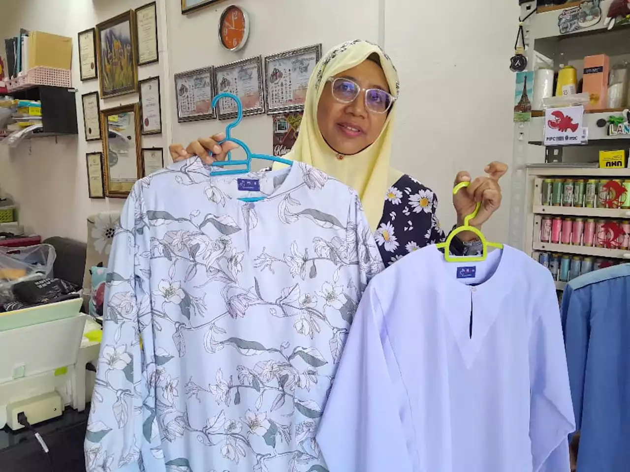 Tempahan baju raya luar biasa tahun ini