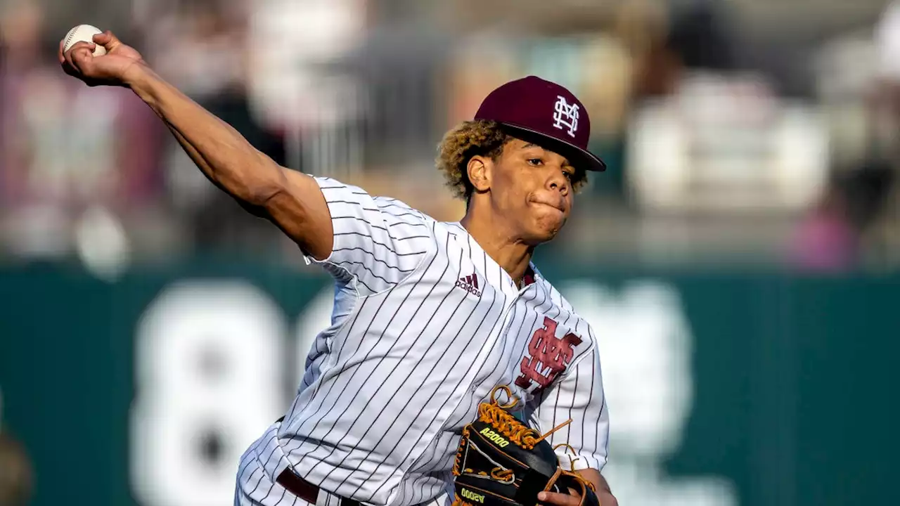 Mississippi State switch-pitcher Jurrangelo Cijntje dazzles in first collegiate start